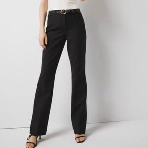 WHBM Ines Slim Boot Trousers in Forest Green.